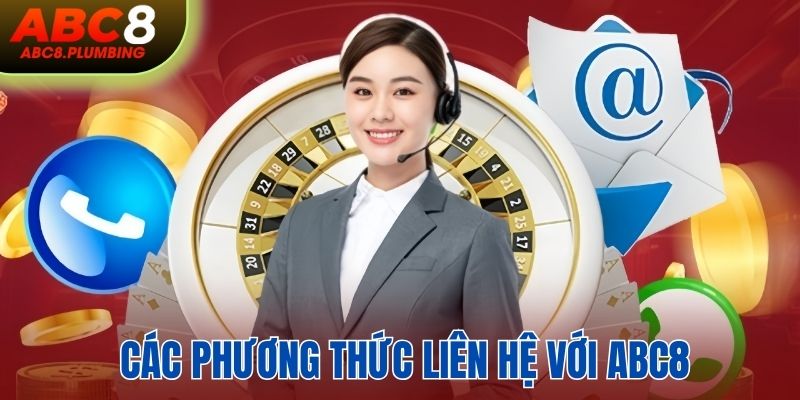 Các phương thức liên hệ ABC8 được sử dụng